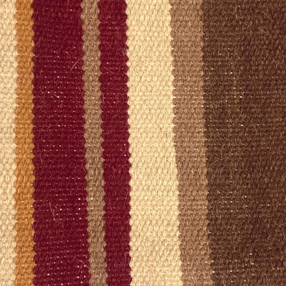 Conjunto de 2 capas de travesseiro de lã Lizzie Home Arden loft tecida à mão listras sudoeste - Imagem 4 de 4