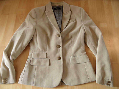 ESPRIT collection chicer kurzer Blazer beige Gr. 34 TOP 516