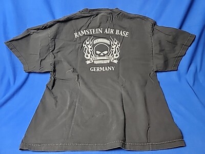 Harley Davidson Shirt XL Black Ramstein Air Force Base Germany