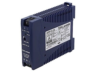 DPP15-24 Netzteil: Impuls für DIN-Schiene 15W 24VDC 630mA 85-264VAC TDK-LAMBDA