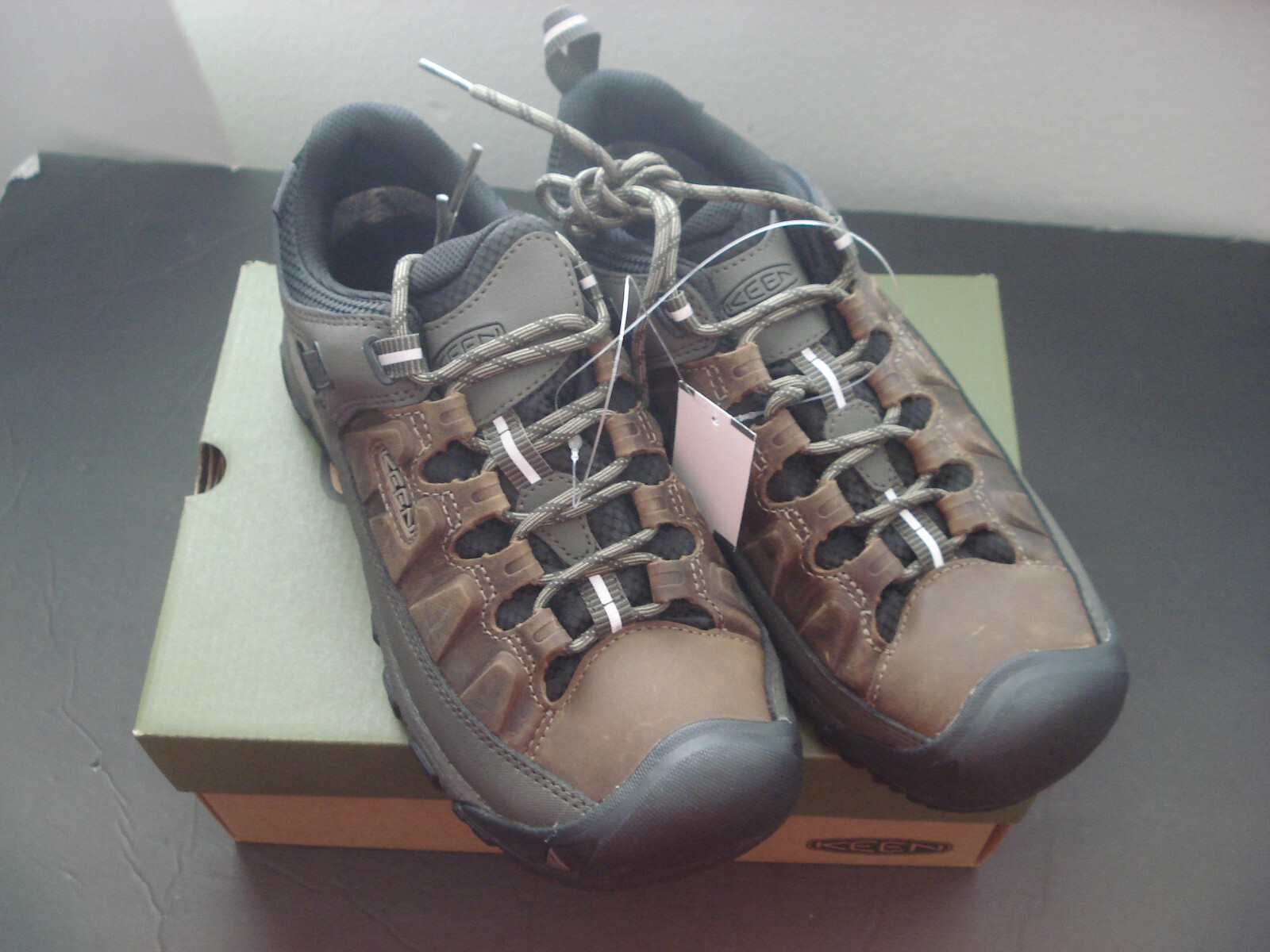 Scarpe da trekking Keen Targhee III WP Bungee Cord nero marrone da uomo taglia 8 5 nuove