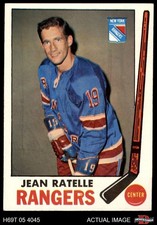 1969 Topps #42 Jean Ratelle Rangers-Hockey HOF 4 - VG/EX