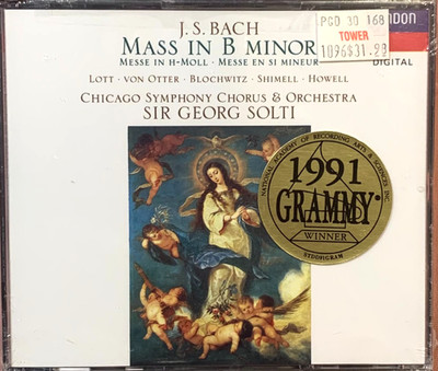 J.S. Bach: Mass in B Minor NEW CD Set Sir Georg Solti Chicago SO Lott von Otter