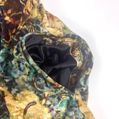 Vestido de Terciopelo Soft Surroundings Santiago Talla 2X Elastizado Floral Línea A L/S Otoño VER - Imagen 13 de 16