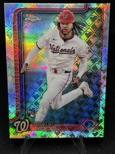 Topps Chrome Logofractor 2025 James Wood #132 Nationals MLB Rookie Baseball Card