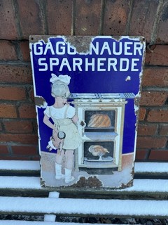 Emailschild Gaggenauer Sparherde Herd Kind uralt