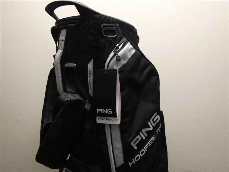 Nueva bolsa de golf Ping Hoofer Lite para hombre con soporte de transporte de 4 vías negra/gris Foto 2 de 4