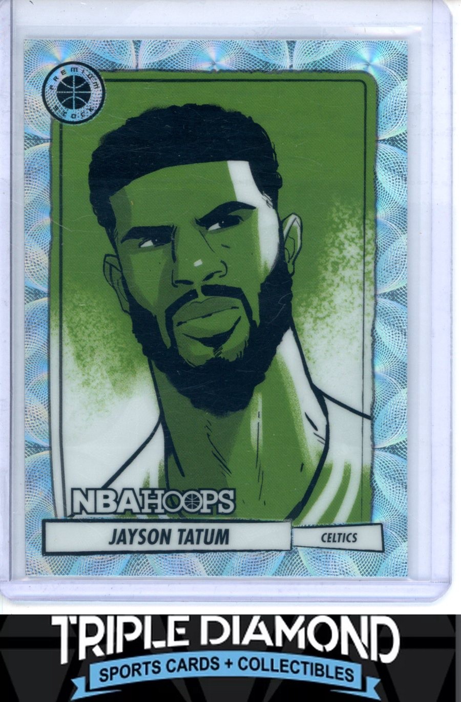 2023-24 Hoops Premium Stock Jayson Tatum Presentations SP Case Hit Z494
