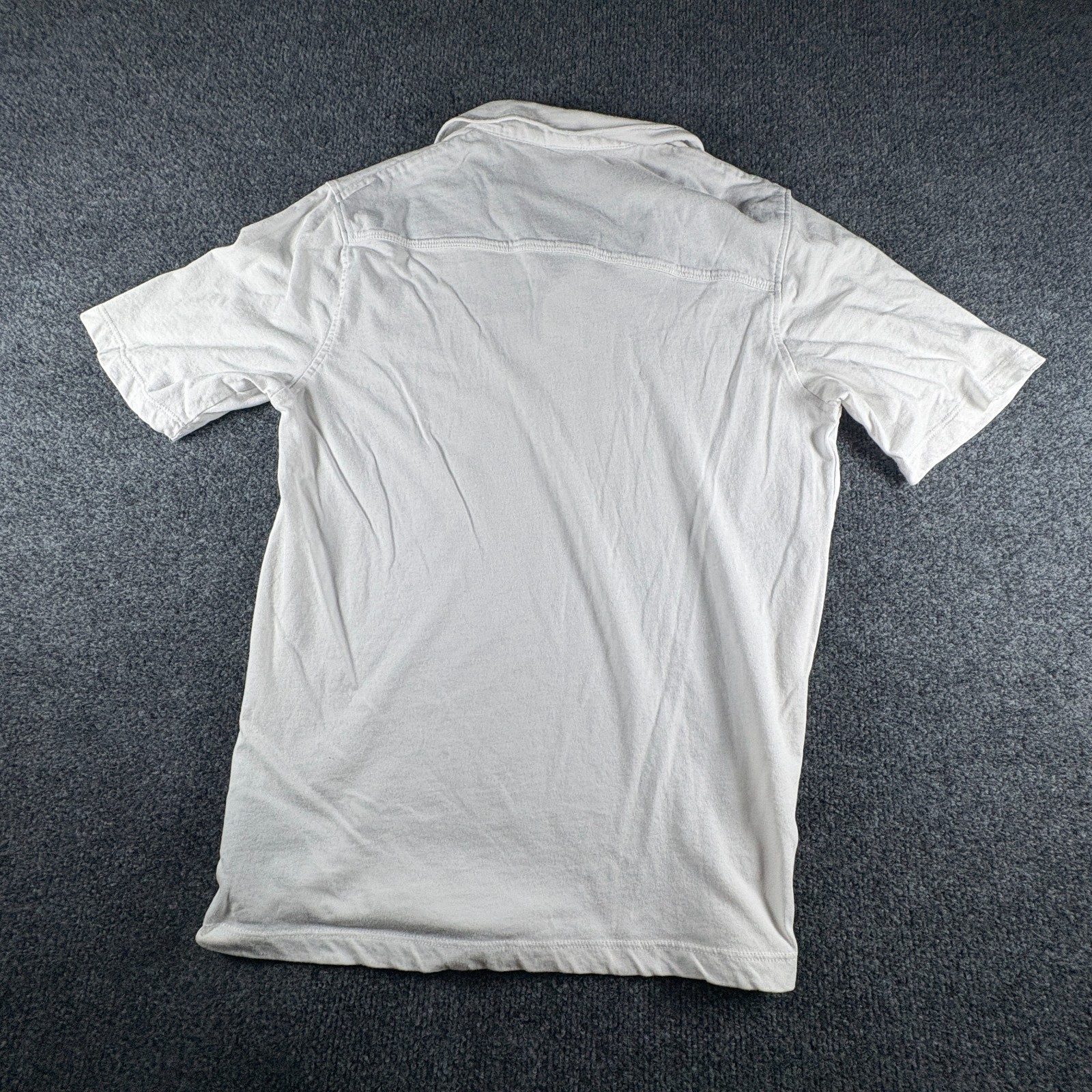 Volcom Polo Shirt Boys 14Y White Performance Golf Tennis UPF 30+ Protection image 2