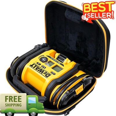 Hard Carry Case for DEWALT DCC020IB Air Compressor Inflator w/ Shoulder Strap