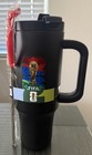 FIFA World Cup 26 40 oz Black Stainless Tumbler w/ Handle Lid Straw — photo 1