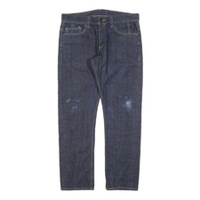 LEVI'S 511 Jeans Homme Slim Skinny Bleu Denim Brut W33 L30 Coupe Classique