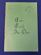 For Each An Oar Phyllis Jackson 1983 1st Print Calligraphy Christian Devotional