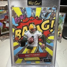 Wild Card Comix Brett Favre Numbered 7/10!!