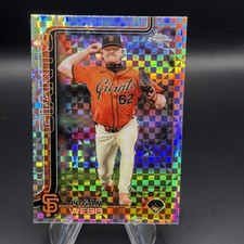 LOGAN WEBB - 2025 Topps Chrome #296 X-Fractors San Francisco Giants 
