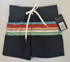 Art Class Boys Swim Trunks Size 4 Striped Board Shorts Mesh Lined NWT
