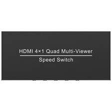 HDMI Quad Multi-Viewer 4x1 Switcher 4 Ports Switch 4 in 1 Out