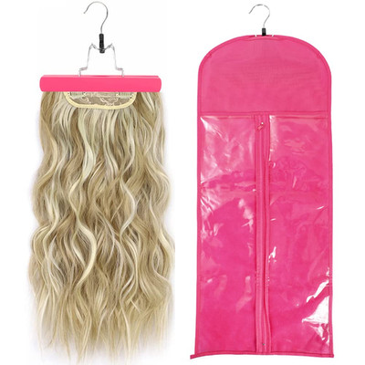 31.5 Inch Hair Extension Holder, Extra Long Wig Storage Bag with Hair Extension
