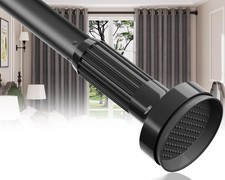 Tension Curtain Rod 45 to 160 Inch Shower Curtain Rod NO Drilling Extra Long ...