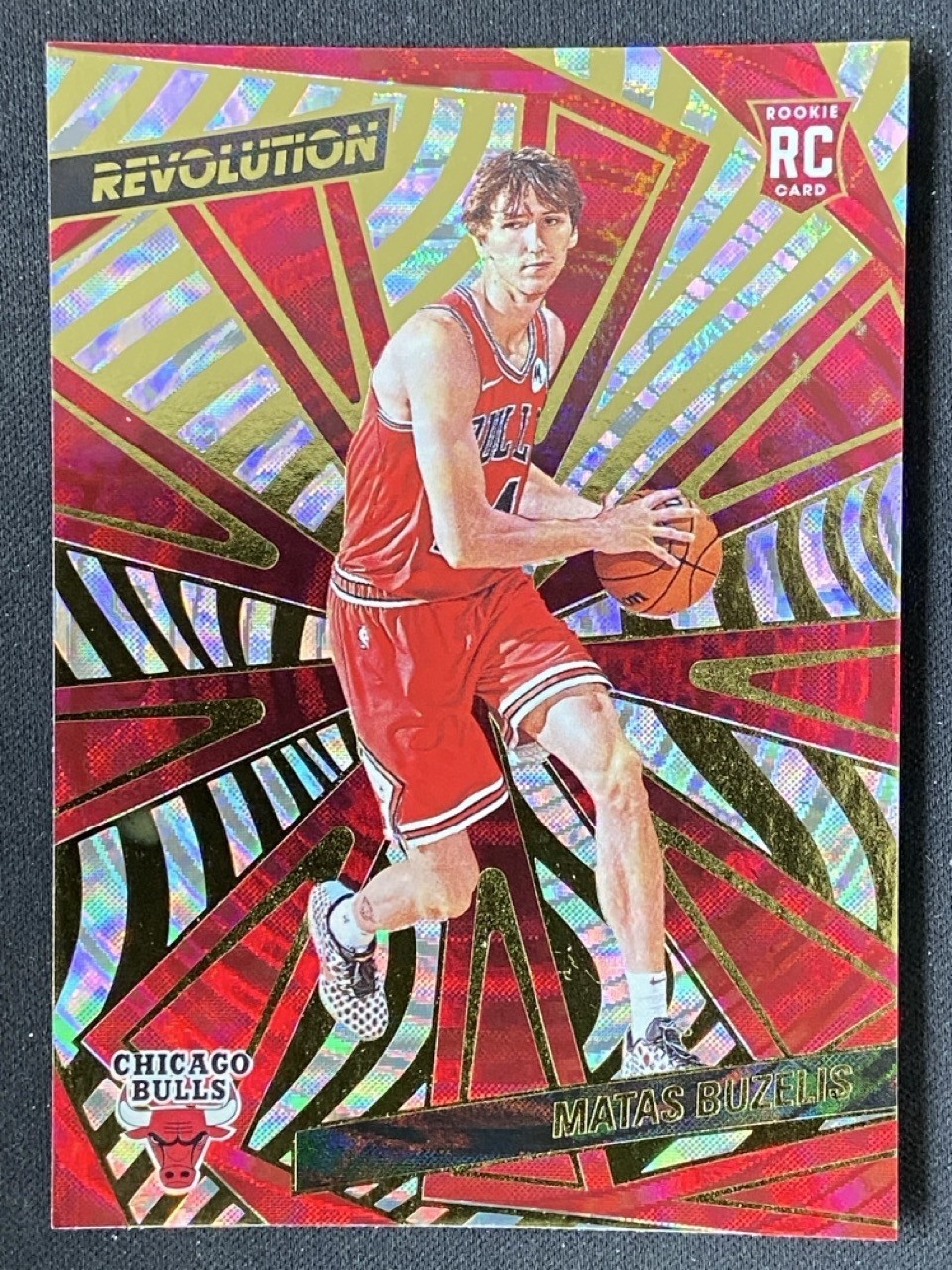 Matas Buzelis 2024-25 Revolution Rookie Fractal RC #129
