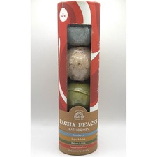 Pacha Soap Co Peaces Handcrafted Bath Bombs 4 Pack Limited Edition 8oz NEW