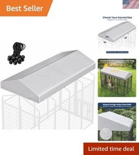 Durable Outdoor Dog Kennel Replacement Canopy - 8 x 4 FT Waterproof Design