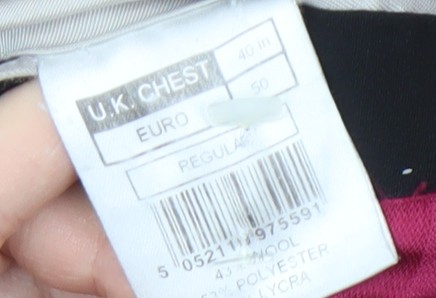 FILA Giacca Alexandre Savile Row Uomo Nera 40R