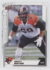 2020 Upper Deck CFL Brett Boyko #127 0ka5