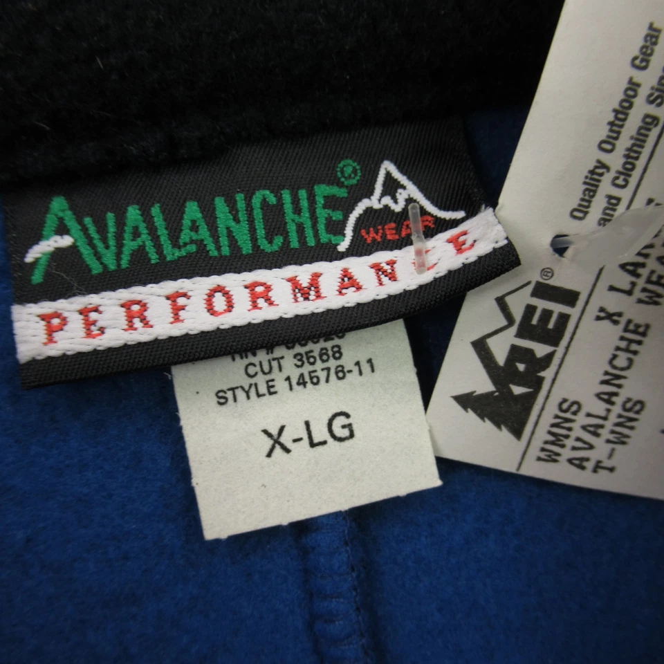 REI Vest Womens XL Full Zip Sleeveless Outdoors Lightweight Blue Pockets Vtg - Image 4 of 4