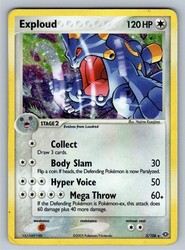 Exploud 3/106 EX Emerald Holo Rare