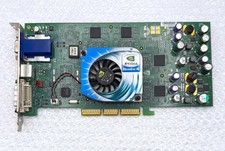 AGP 4X NVIDIA Quadro4 750 XGL (GeForce4 Ti 4400) 128MB/128Bit GDDR Graphics Card