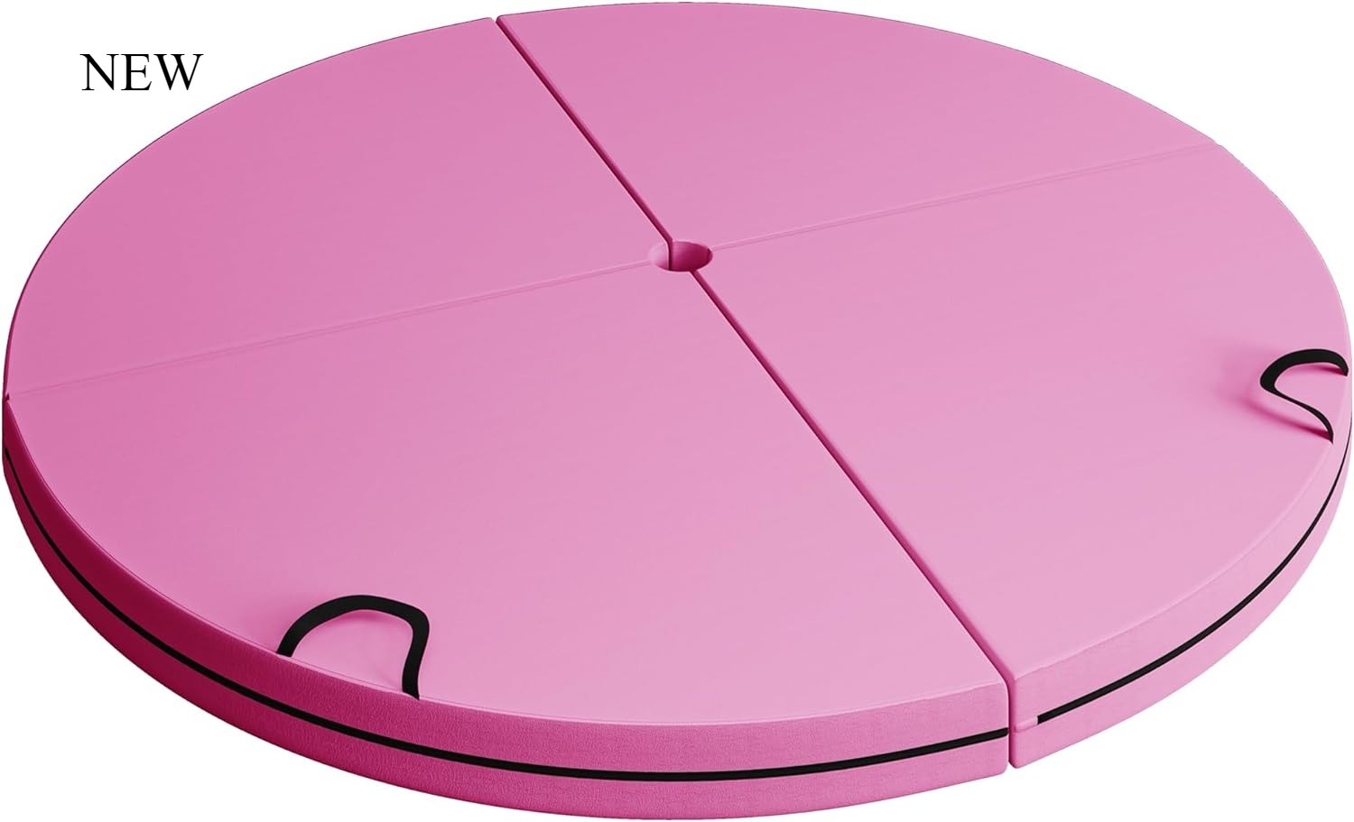 Soozier Pole Dance Crash Mat, 5ft Wide Foldable Pole Padding Crash Pad, Pink