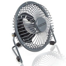 4" USB Personal Desk Fan Portable Mini Table Cooling Fan - Plugs into Compu...