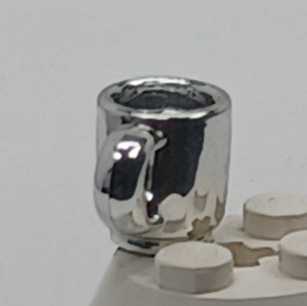 LEGO Utensil Cup Mug Chrome Silver Scala 33054 for Star Wars 7133 + Bellville