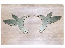 Large Brass Humming Bird inlays muzzleloader hawken black powder Rifle pistol BP