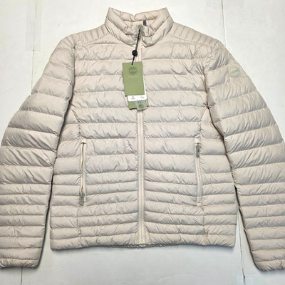 $495 New COLMAR Optimal Quilted LUXEPAD Zip Jacket MEDIUM M EU 50 Ivory Puffer