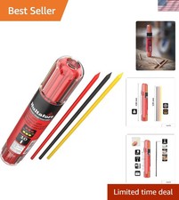 Durable 10-Count Marker Refills for Wood, Metal & Concrete - Practical Holder