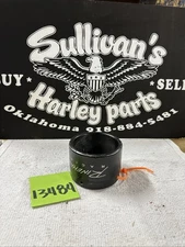 Harley Rinehart Exhaust Muffler End Cap Tip 4” Black Used Single Side Slip On