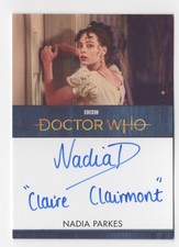 Nadia Parkes as Claire DOCTOR WHO Series 11 & 12 Inscription Autograph Card B