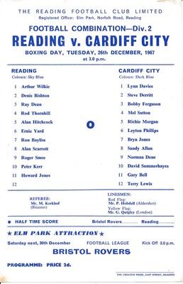29/04/1996 MANCHESTER UNITED Reserves v Stoke City Reserves (feuille