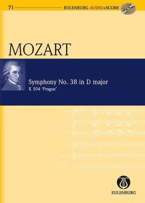 Symphony No. 38 D major K.504 Study score orchestra Mozart with CD Prague' Ernst
