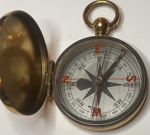 (Lot 51)- Antique Compass, Made In England