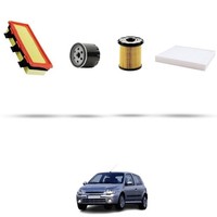 Hoffcar Wartungsset - 4 Filter FüR Renault Clio Ii 1.9 Diesel 47KW Ab 1998