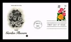 DR JIM STAMPS US COVER ROSE GARDEN FLOWERS FIRST DAY ISSUE PCS CACHET