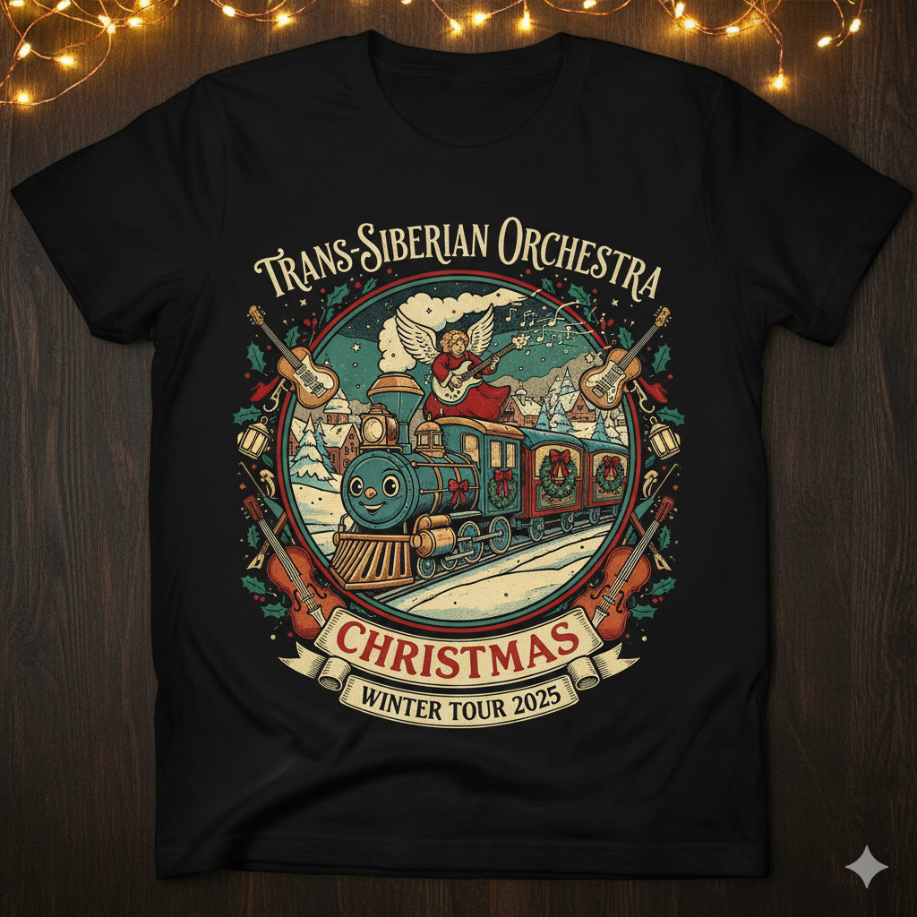 Trans-Siberian Orchestra Christmas Tour T-Shirt Cotton  Unisex S-5XL BT1674