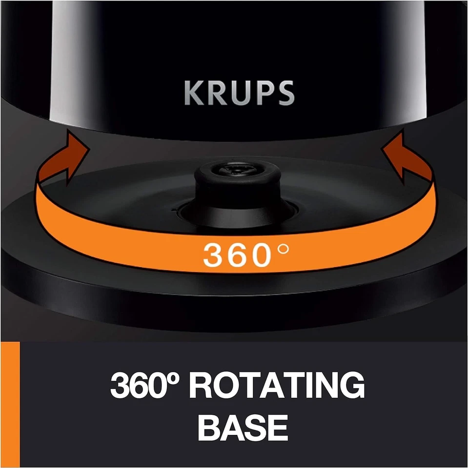 : Chaleira elétrica 1,5L, interior de aço inoxidável Cool Touch, 1500 Watts, rápida... - Imagem 4 de 4