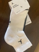 Nike Air Jordan Everyday Dri Fit Ankle Socks 3 Pack Men 8-12 Wm 10-13