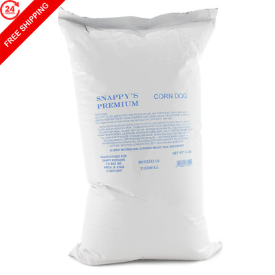 Snappy Premium Corn Dog Mix, 5 lb Bag, Authentic Batter 80 Ounce (Pack of 1)