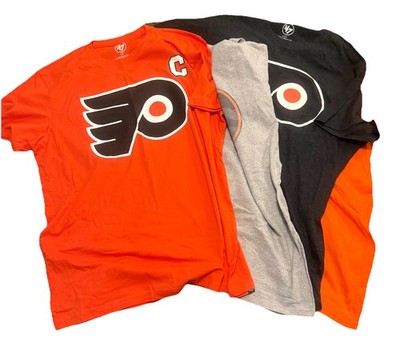 Philadelphia Flyers Men s Fanatic T-Shirts Size Large Multi 4 Pack