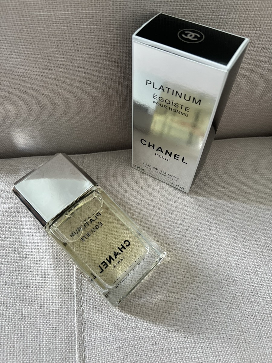 2 bottles of Chanel Platinum Egoiste Pour Homme 3.4 oz 100 ml EDT